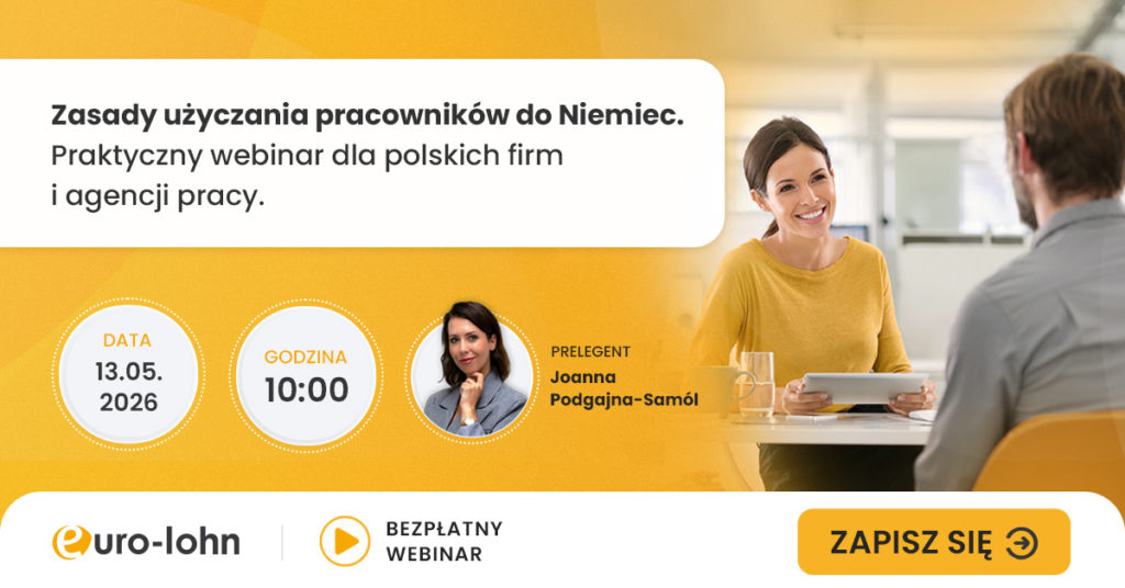Użyczanie pracowników do Niemiec. Poznaj zasady. Bezpłatny webinar