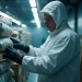 Working in a cold storage